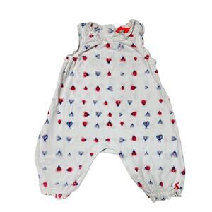 Joules Ladybug Print Romper Size 6-9 Months